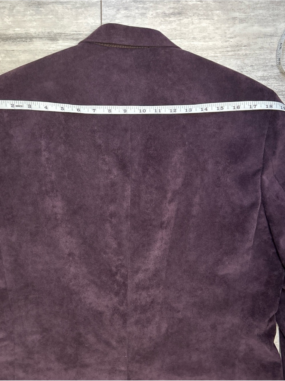 Lauren Ralph Lauren Corduroy Sport Coat Men’s 40R Plum Purple Blazer Jacket - Picture 12 of 13